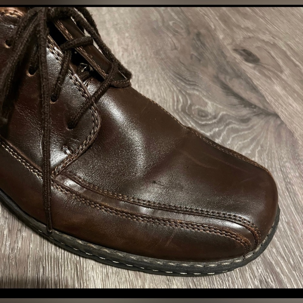Dockers men’s Leather lace up shoes size 13 M great used condition - Picture 7 of 12